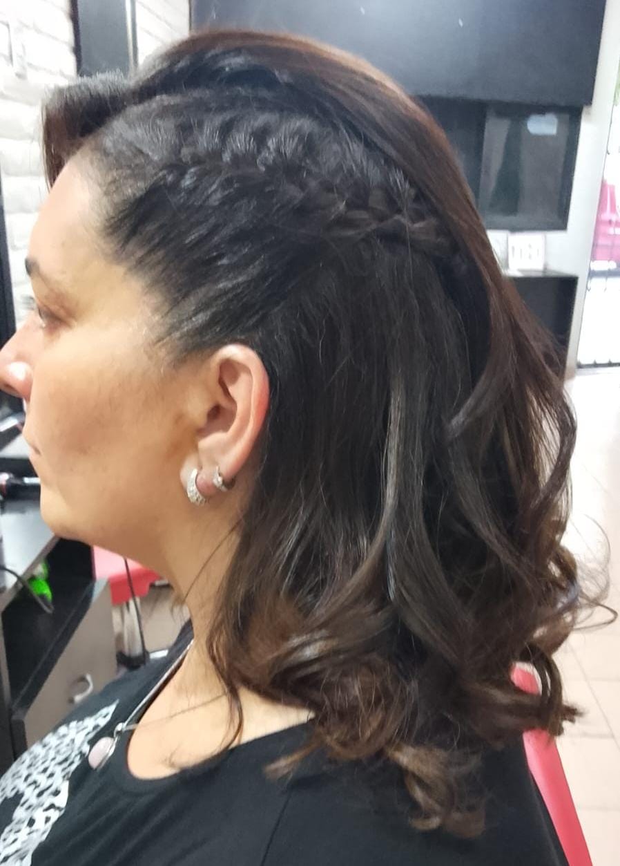 Semirecogido con Trenzas